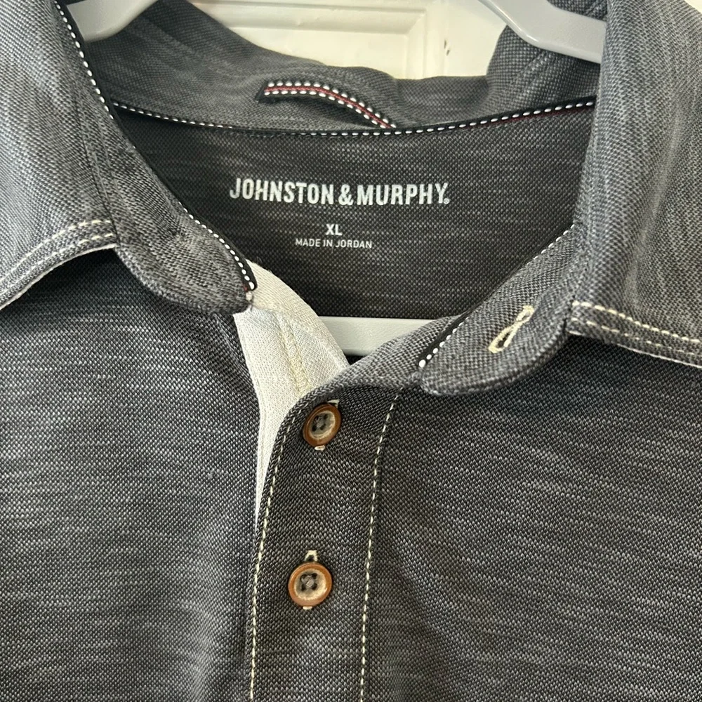 Johnston & Murphy Vintage Slub Polo - Picture 2 of 4